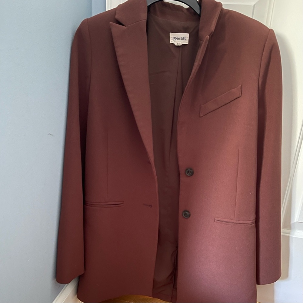 Brown Oversized Blazer